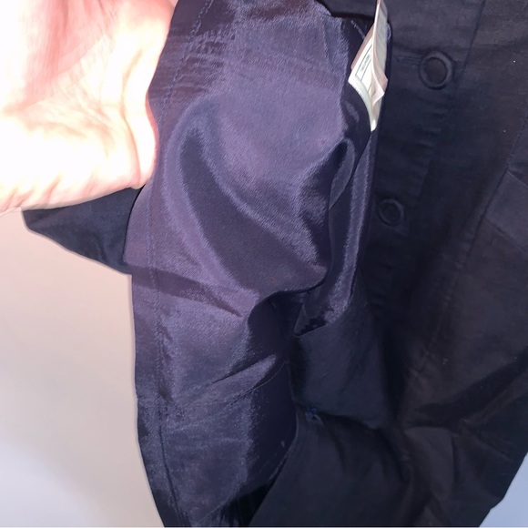 Laura Ashley Vintage Linen And Cotton Sailor Style Red Navy Dress 10 - Picture 9 of 10